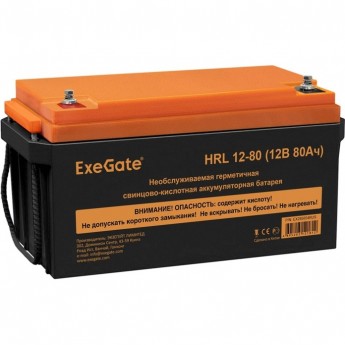 Аккумуляторная батарея EXEGATE HRL 12-80 Аккумуляторная батарея EXEGATE HRL 12-80