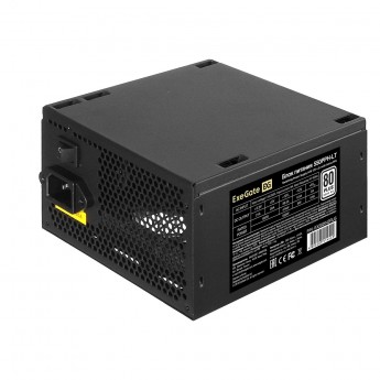 Блок питания 550W EXEGATE 80 PLUS® 550PPH-LT-S-OEM, кабель 220V с защитой от выдергивания)