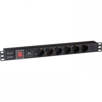 Блок розеток EXEGATE SERVERPRO PDU-19H607 AL-6S-C14-SW-SPD1 Блок розеток EXEGATE SERVERPRO PDU-19H607 AL-6S-C14-SW-SPD1