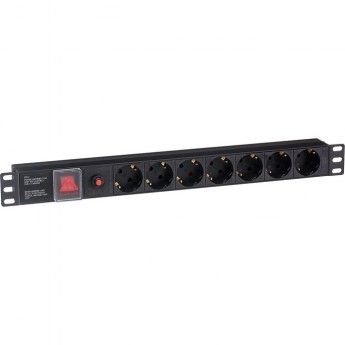 Блок розеток EXEGATE SERVERPRO PDU-19H702 AL-7S-C14-SW-O Блок розеток EXEGATE SERVERPRO PDU-19H702 AL-7S-C14-SW-O