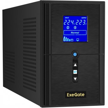 ИБП (инвертор, синус, для котла) EXEGATE SINETOWER SN-1500.LCD.AVR.2SH.1C13.USB ИБП (инвертор, синус, для котла) EXEGATE SINETOWER SN-1500.LCD.AVR.2SH.1C13.USB