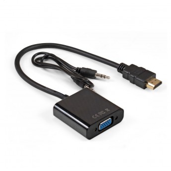 Кабель-переходник HDMI-VGA EXEGATE EX-HDMIM-VGAF-3.5JackS-0.3 Кабель-переходник HDMI-VGA EXEGATE EX-HDMIM-VGAF-3.5JackS-0.3