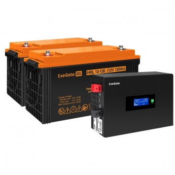 Комплект EXEGATE ИБП EX295994RUS + батарея 120Aч EX285657RUS 2 шт