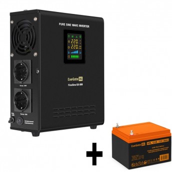 Комплект EXEGATE ИБП EX295995RUS + батарея 26Aч EX285663RUS 1шт