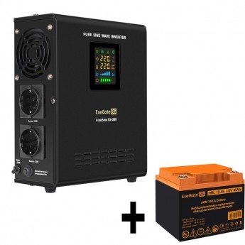 Комплект EXEGATE ИБП EX295995RUS + батарея 45Aч EX285666RUS 1шт Комплект EXEGATE ИБП EX295995RUS + батарея 45Aч EX285666RUS 1шт