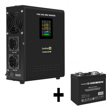 Комплект EXEGATE ИБП EX295995RUS + батарея 55Aч EX285667RUS 1шт Комплект EXEGATE ИБП EX295995RUS + батарея 55Aч EX285667RUS 1шт