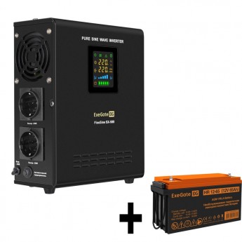 Комплект EXEGATE ИБП EX295995RUS + батарея 65Aч EX282982RUS 1шт Комплект EXEGATE ИБП EX295995RUS + батарея 65Aч EX282982RUS 1шт