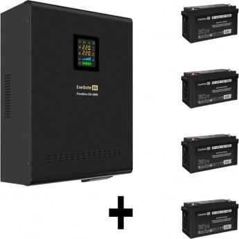 Комплект EXEGATE ИБП EX296003RUS + батарея 120Aч EX282988RUS 4шт Комплект EXEGATE ИБП EX296003RUS + батарея 120Aч EX282988RUS 4шт