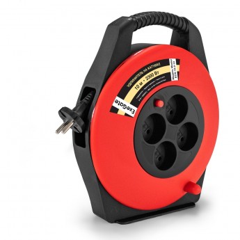 Удлинитель на катушке EXEGATE MASTER ECS-10-2-10 2х0,75мм2, 10А/2.3кВт Удлинитель на катушке EXEGATE MASTER ECS-10-2-10 2х0,75мм2, 10А/2.3кВт