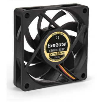 Вентилятор 12В DC EXEGATE EX07015S2P 70x70x15 мм Вентилятор 12В DC EXEGATE EX07015S2P 70x70x15 мм
