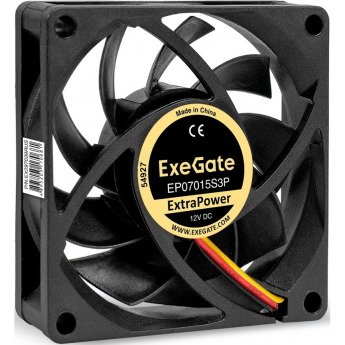 Вентилятор 12В DC EXEGATE EXTRAPOWER EP07015S3P