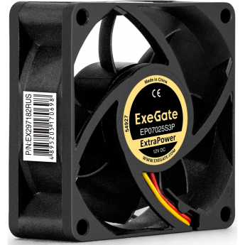 Вентилятор 12В DC EXEGATE EXTRAPOWER EP07025S3P