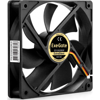 Вентилятор 12В DC EXEGATE EXTRASILENT ES12025B3P Вентилятор 12В DC EXEGATE EXTRASILENT ES12025B3P